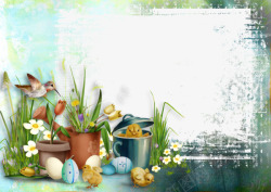 墙角的盆栽素材