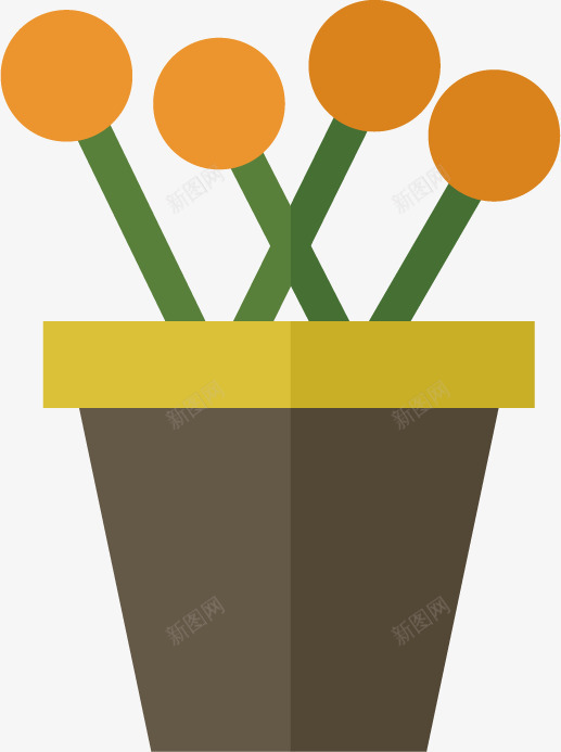 花园植物矢量图ai免抠素材_88icon https://88icon.com 卡通 植物 盆栽 花园 矢量图