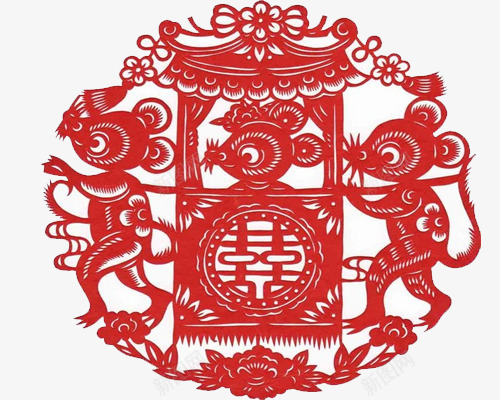 双喜吉祥图png免抠素材_88icon https://88icon.com 双喜吉祥图 双喜吉祥图免抠 双喜吉祥图红色 喜庆