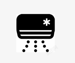 黑色家电设计空调icon图标高清图片