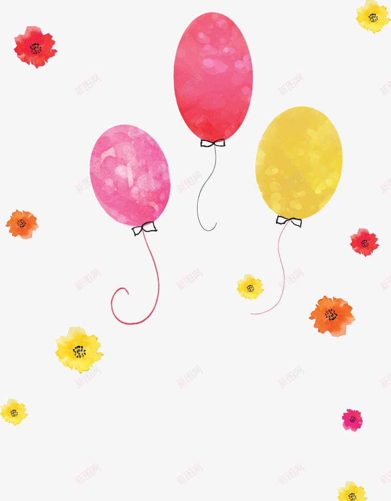 儿童节手绘多彩气球png免抠素材_88icon https://88icon.com 一堆气球 儿童节 多彩 多彩气球 手绘气球 童趣