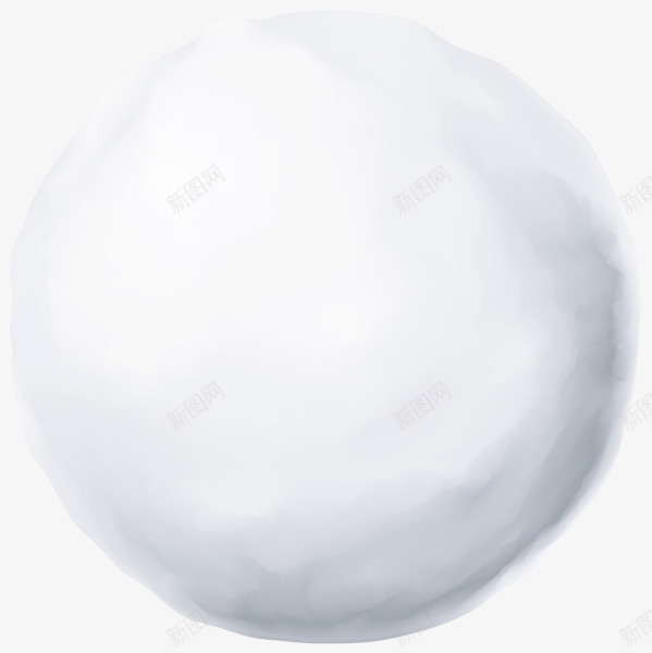 白色雪球png免抠素材_88icon https://88icon.com 冬季 打雪仗 滚雪球 白色 雪球