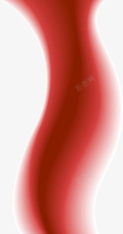 清新波形红色曲线纹理高清图片