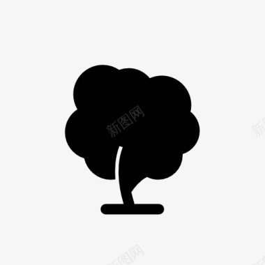 雪树大树icon图标图标