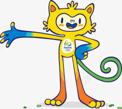 里约奥运会吉祥物欢迎您素材