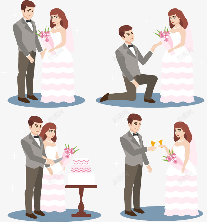 情侣求婚结婚png免抠素材_88icon https://88icon.com 情侣 求婚 浪漫 结婚