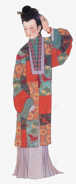 中国古代装束复原图素材