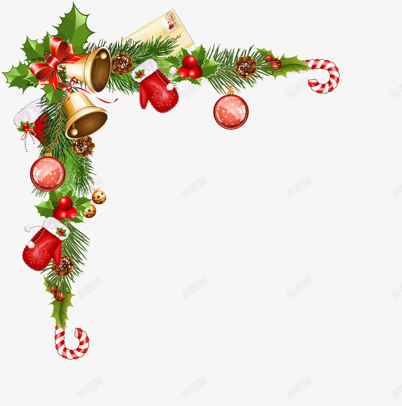 圣诞节庆典圣诞树铃铛装饰元素png免抠素材_88icon https://88icon.com 元素 圣诞树 圣诞节 庆典 装饰 铃铛