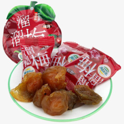 休闲零食溜溜梅蜜饯果脯干话梅素材