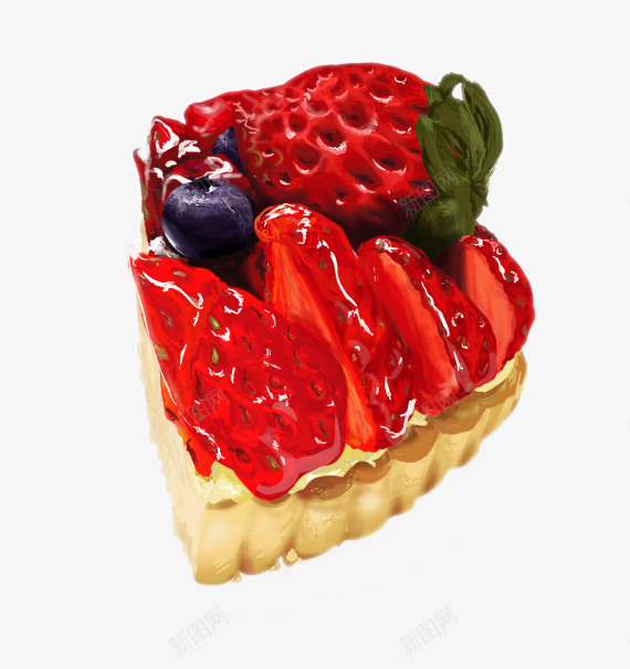 摆满草莓的华夫饼png免抠素材_88icon https://88icon.com 华夫饼 水果 美味 草莓 蓝莓 食物