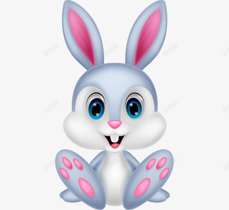 卡通手绘可爱坐着兔子png免抠素材_88icon https://88icon.com q版兔子 卡通的动物 可爱的兔子 坐着的兔子 手绘的兔子