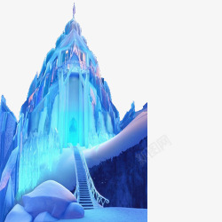 梦幻唯美冰雪城堡素材