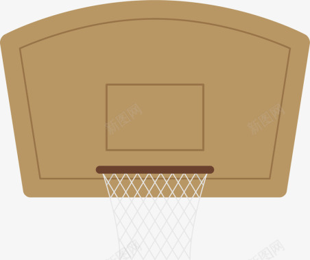 卡通篮球框图标图标