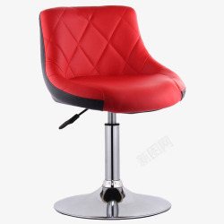 简单设计的吧椅红色吧台吧椅高清图片
