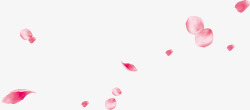 漂亮的花瓣雨素材