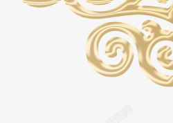 金色纹理边框素材