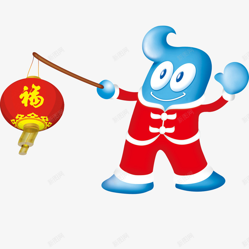 提灯笼的海宝png免抠素材_88icon https://88icon.com 世博会 吉祥物 提灯笼 海宝