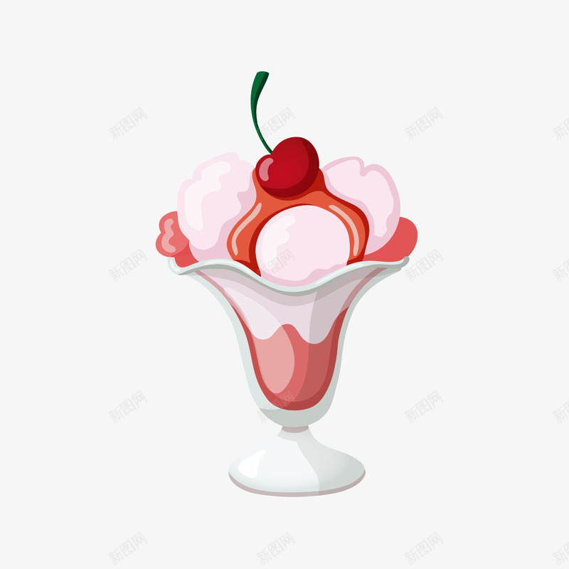 夏日冷饮冰淇淋雪糕png免抠素材_88icon https://88icon.com 冰淇淋 冰爽 冷饮 夏天 奶昔 奶油 巧克力 樱桃 雪糕