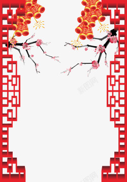 中国风窗棂免费春节高清图片