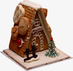 圣诞小屋圣诞小屋蛋糕高清图片