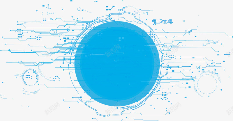 电子科技圆形图形png免抠素材_88icon https://88icon.com png 标注线 炫光圆环 矢量素材 科技 科技图 线圈