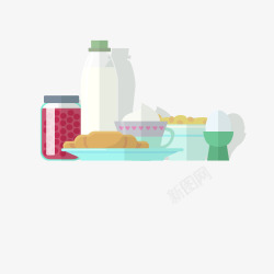 面包果酱网站营养健康早餐高清图片