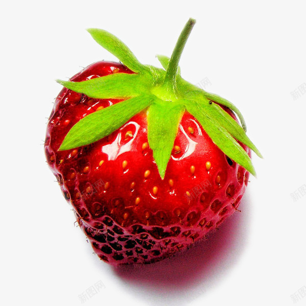 光鲜亮丽色泽鲜艳的草莓psd免抠素材_88icon https://88icon.com 果蔬 水果 红色 绿色 美味 草莓 鲜果