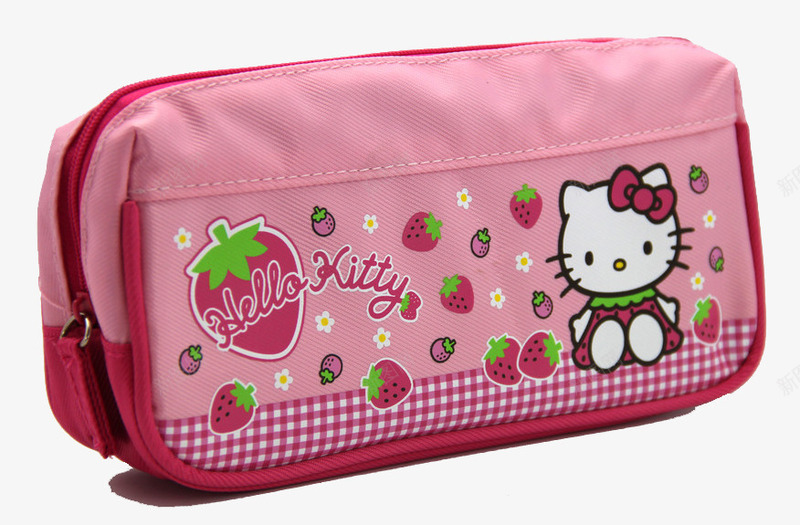粉色笔袋png免抠素材_88icon https://88icon.com 学生用品 小猫 文具盒笔袋 粉色 草莓