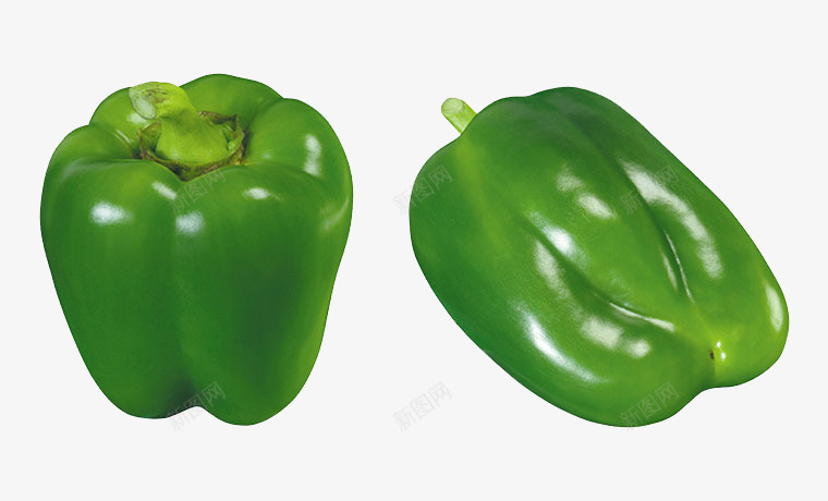 两个新鲜青椒png免抠素材_88icon https://88icon.com 产品实物 免费png 时令蔬菜 绿色 绿色食品 辣椒 食材