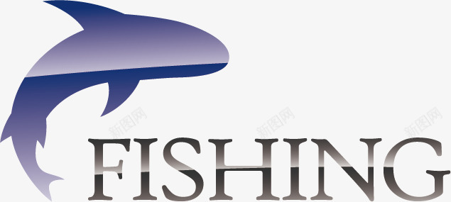 捕鱼渔业logo矢量图图标图标