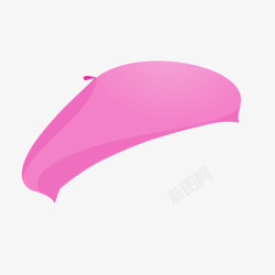 粉色蓓蕾帽素材
