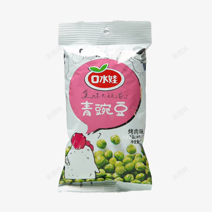 烤肉味青豌豆png免抠素材_88icon https://88icon.com 产品实物 口水娃食品 烤肉味 豌豆 零食 青豌豆