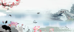 中国风水墨西湖素材