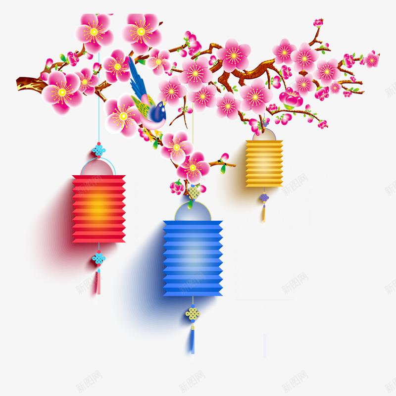 中秋节中秋梅花灯笼装饰免psd免抠素材_88icon https://88icon.com 300像素素 中国风 中秋节中秋印章装饰免下载 免抠图 月楼 灯笼 背景 装饰 透明底色