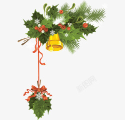 圣诞节铃铛挂饰素材