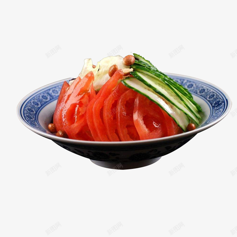 美食拌菜系列凉菜png免抠素材_88icon https://88icon.com 佳肴 大拌菜 好吃的 美食 西红柿 风味美食 黄瓜