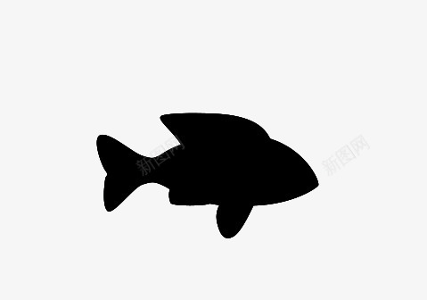 鱼形状色块png免抠素材_88icon https://88icon.com 海洋生物 鱼 鱼形
