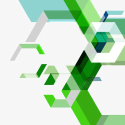 环保商务背景绿色几何形状底纹高清图片