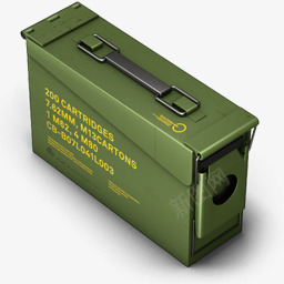 绿色弹药盒子Containericon图标图标