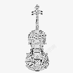 音符小提琴素材