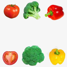 水果蔬菜大比拼素材