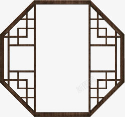 古风中国风窗框素材