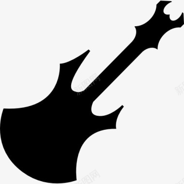 电吉他的重金属图标图标
