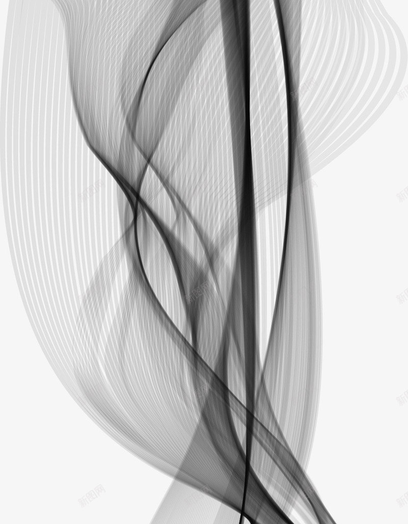 灰色科技线条png免抠素材_88icon https://88icon.com 几何 抽象 条纹 矢量素材 科技 线条