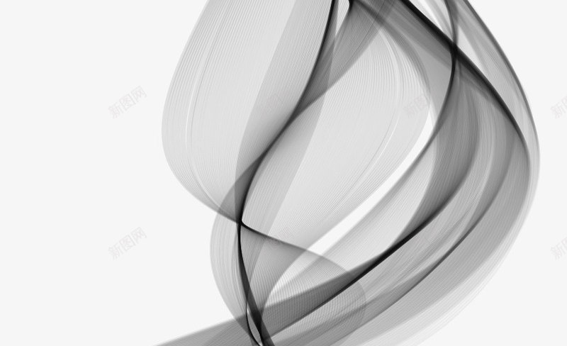 灰色科技线条png免抠素材_88icon https://88icon.com 几何 抽象 条纹 矢量素材 科技 线条