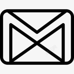 MAIL图标聊天通信Gmail谷歌线图标标高清图片