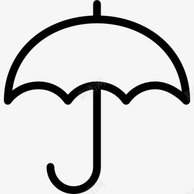 粉白雨伞umbrellaicon图标图标