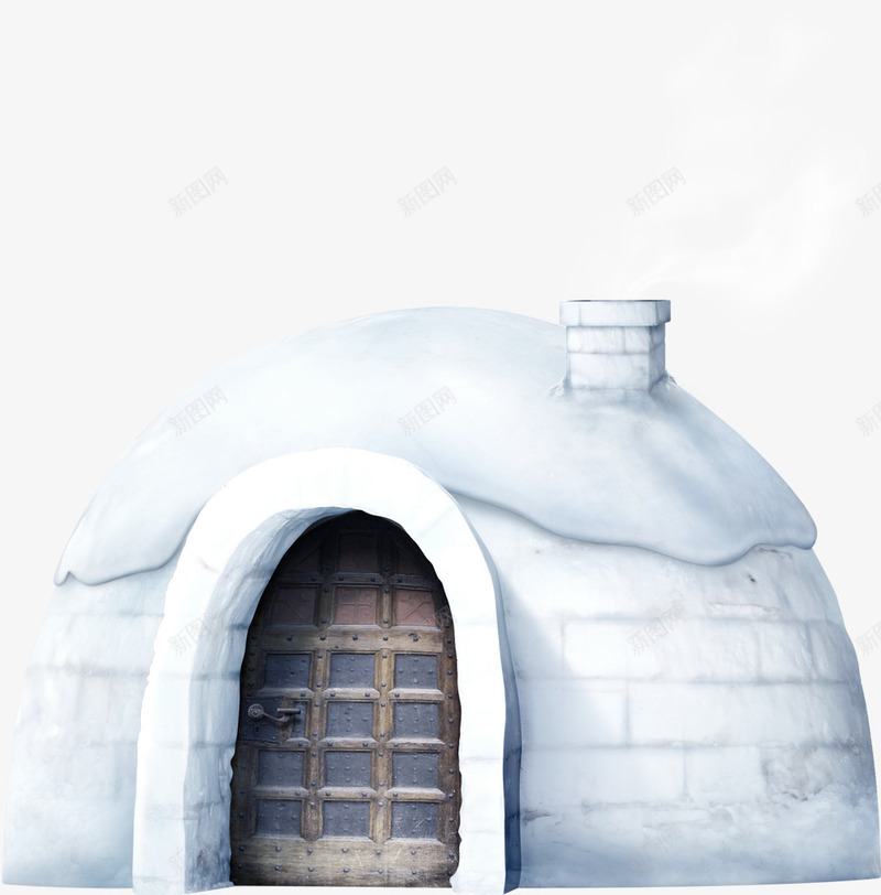 手绘冬季房屋雪景png免抠素材_88icon https://88icon.com 冬季 房屋 雪景