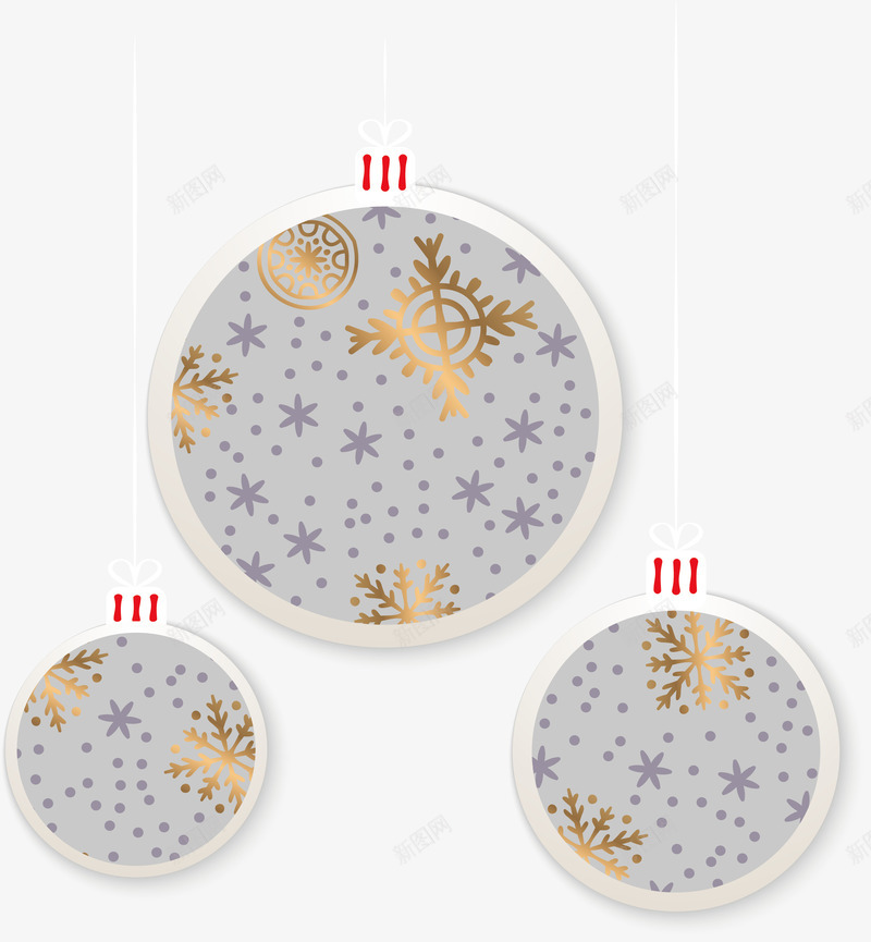 雪花花纹圣诞球矢量图ai免抠素材_88icon https://88icon.com 圣诞挂饰 圣诞球 圣诞节 矢量png 雪花 雪花花纹 矢量图