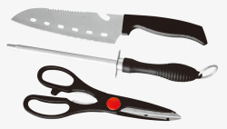 厨房刀具三件套装素材